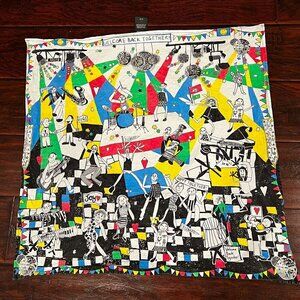 LUSH Limited Edition Scarf Bandana Knot Wrap‎ Organic Cotton 26" Square